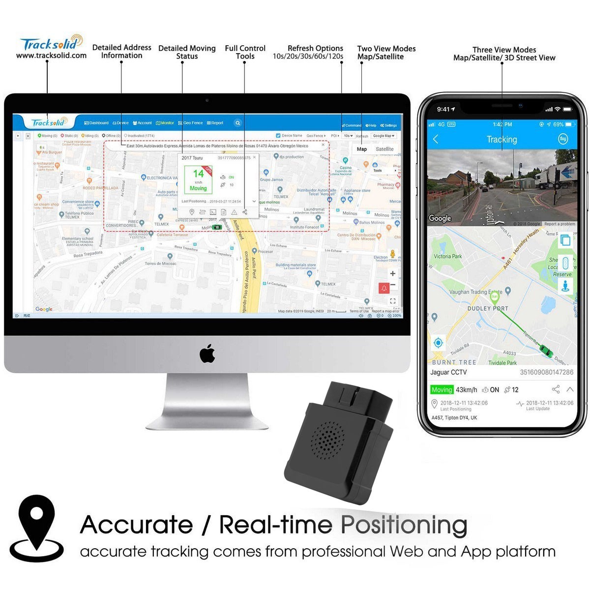 tracksolid pentru aplicația de urmărire a locatorului GPS obd auto