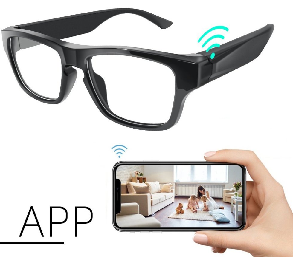 ochelari spion cu cameră wifi full hd p2p prin internet